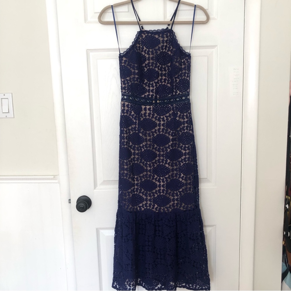Honey Punch Lace Midi Dress